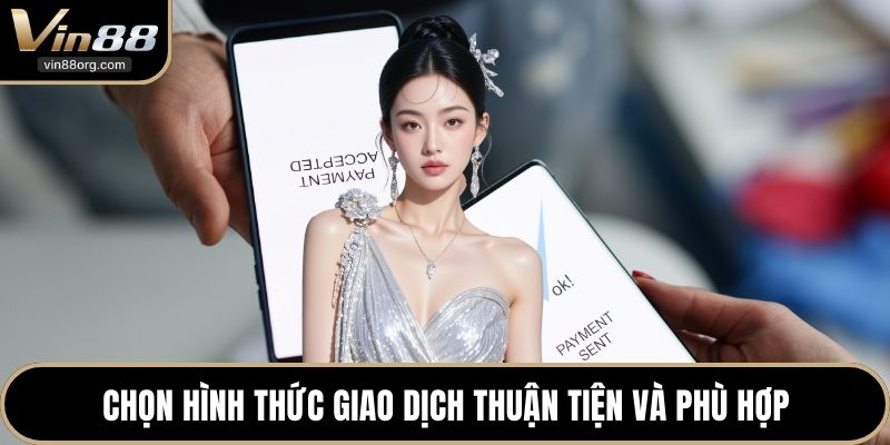 Chọn hình thức giao dịch thuận tiện và phù hợp