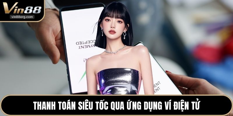 Thanh toán siêu tốc qua ứng dụng ví điện tử